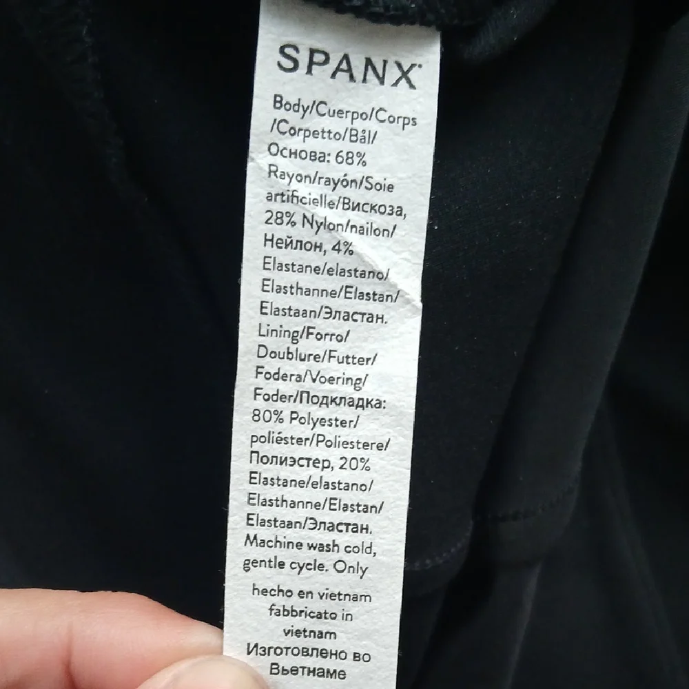 SPANX Black Wide Leg Pants - Picture 3 of 5